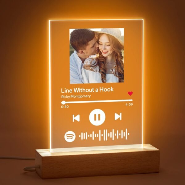 Plaque de chanson personnalisée