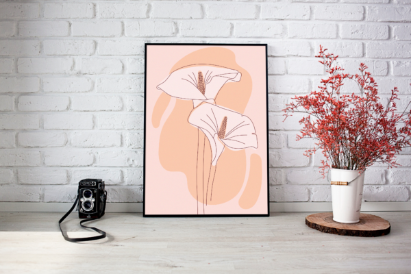 Tableau d’Art – Vase de Fleurs, Charme Intemporel – Image 5