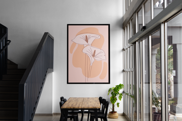 Tableau d’Art – Vase de Fleurs, Charme Intemporel – Image 3