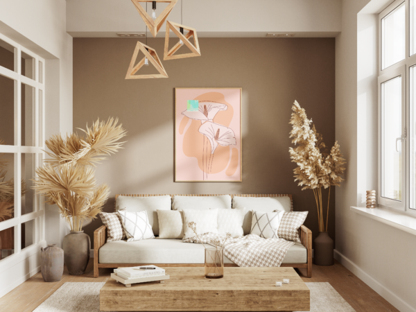 Tableau d’Art – Vase de Fleurs, Charme Intemporel – Image 2