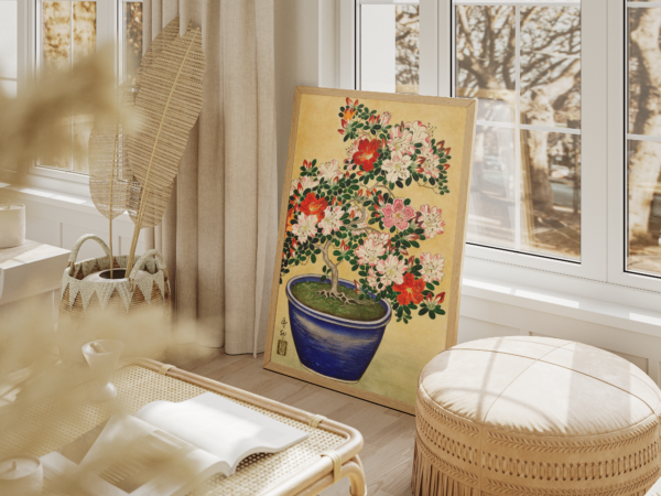 Tableau d’Art – Vase de Fleurs Coloré, Éclat de Nature – Image 3