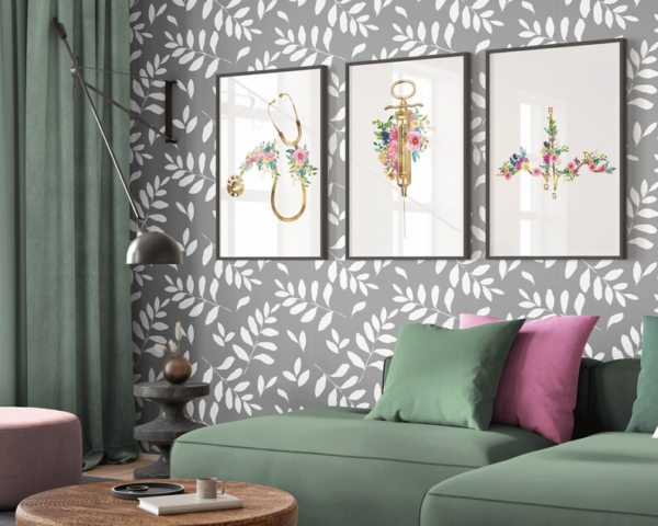 3 Tableaux d'Art d'Infirmière – Image 3