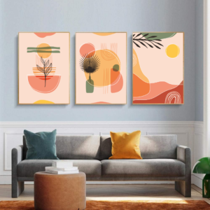 3 Tableaux d’Art Boho Plants