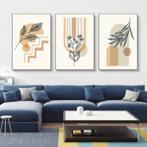 3 Tableaux d’Art Boho Plants