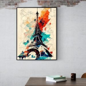 Tableau d'Art Tour d'Eiffel