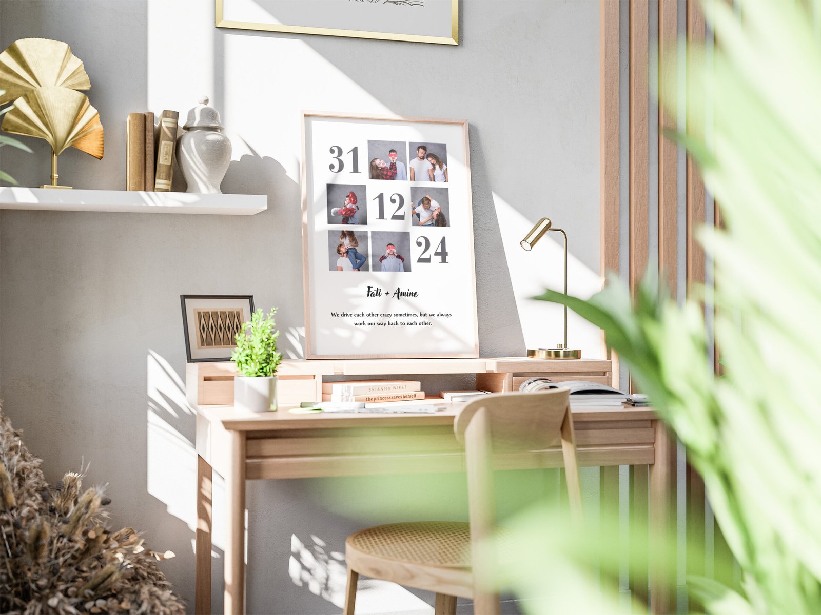 Tableau Personnalisé – Collage des Photos "Jour Spécial" – Image 2