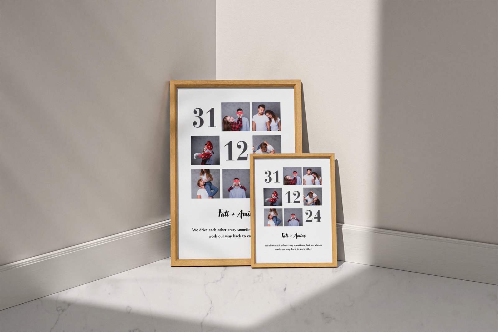 Tableau Personnalisé – Collage des Photos "Jour Spécial" – Image 3