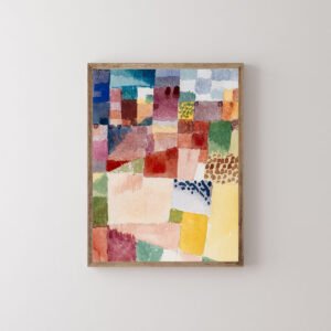 Tableau Artistique – Paysage Abstrait Multicolore