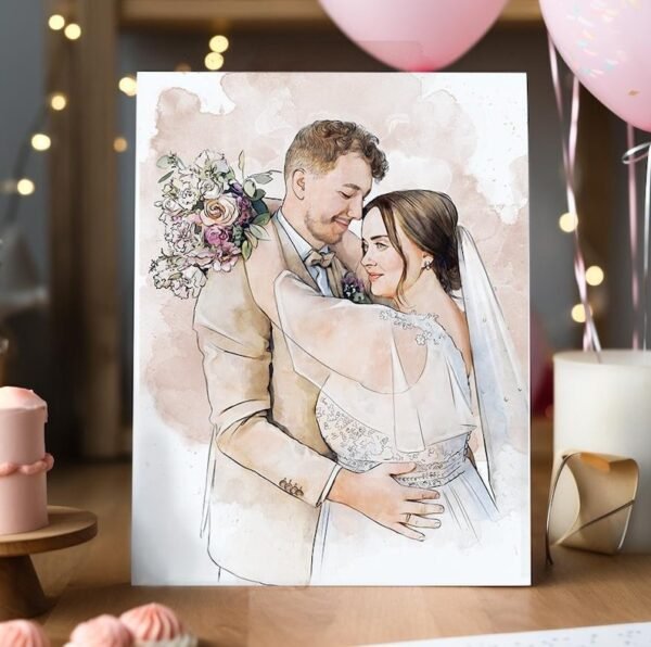 Portrait de couple personnalisé – Image 3
