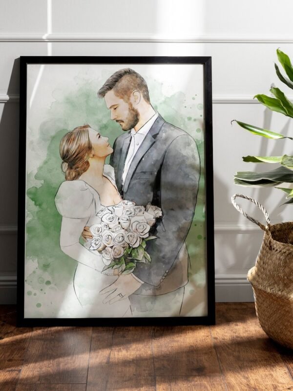 Portrait de couple personnalisé – Image 4