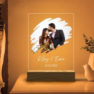 Plaque Personnalisée pour Couple – Photo, Texte & Citation