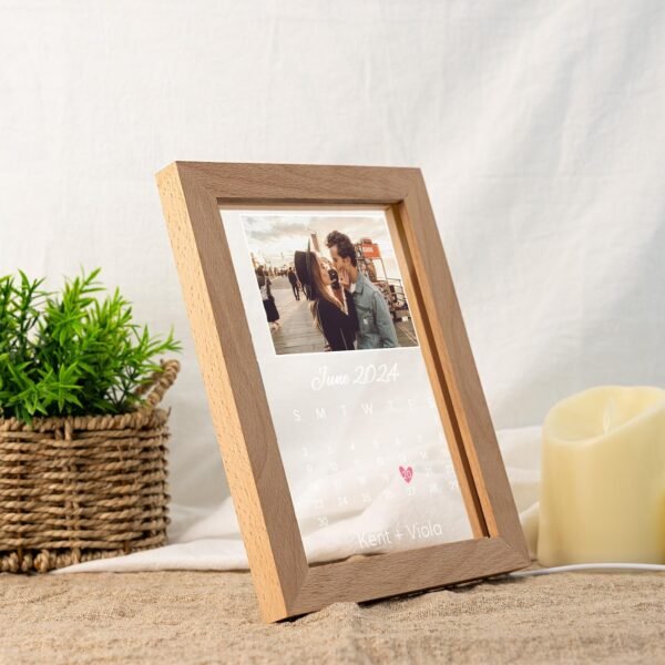 Plaque Personnalisée pour Couples avec Cadre – Souvenir d’Amour – Image 4