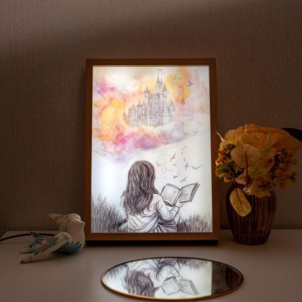Tableau d'art personnalisé avec cadre lumineux – Image 5