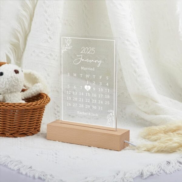 Plaque Personnalisée avec Date Spéciale – Souvenir Inoubliable – Image 6
