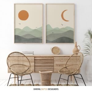 2 Tableaux d’Art Brise Matinale & Nuit Calme