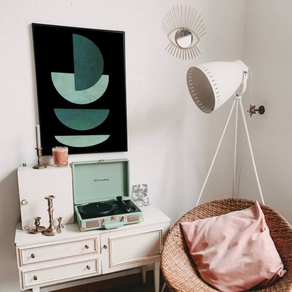 Tableau des Fleurs en Silence Green – Image 4