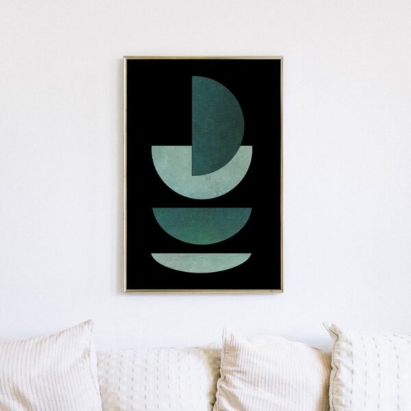 Tableau des Fleurs en Silence Green – Image 3