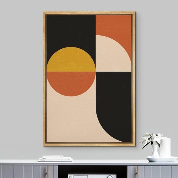 Tableau abstrait en demi-teintes – Image 2