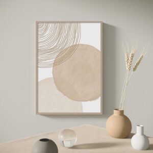 Tableau d'Art Boho Beige