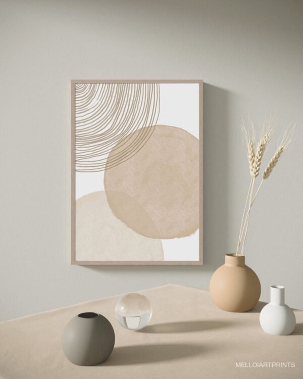 Tableau d'Art Boho Beige