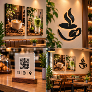 Pack Café Déco Personnalisé x 4 Pièces